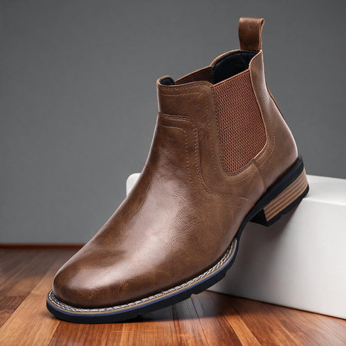 Ankle boots with side zip and cushioned sole