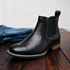 Ankle boots with side zip and cushioned sole