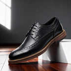 Men's Brogue Derby Shoes Lace-Up Cushioned Orthopaedic Comfort Sole