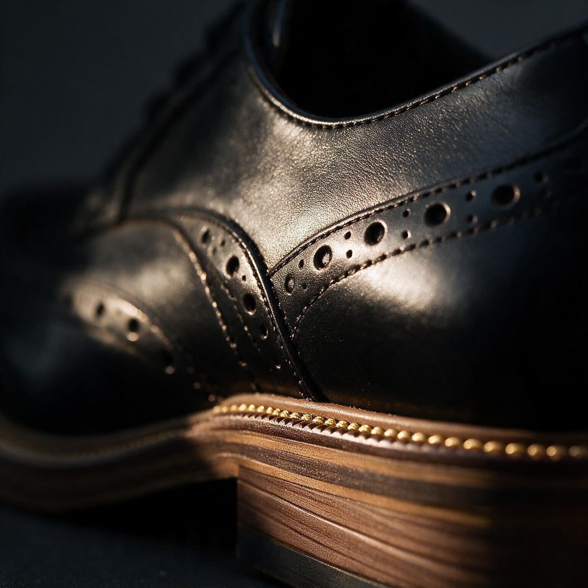 Men's Brogue Derby Shoes Lace-Up Cushioned Orthopaedic Comfort Sole