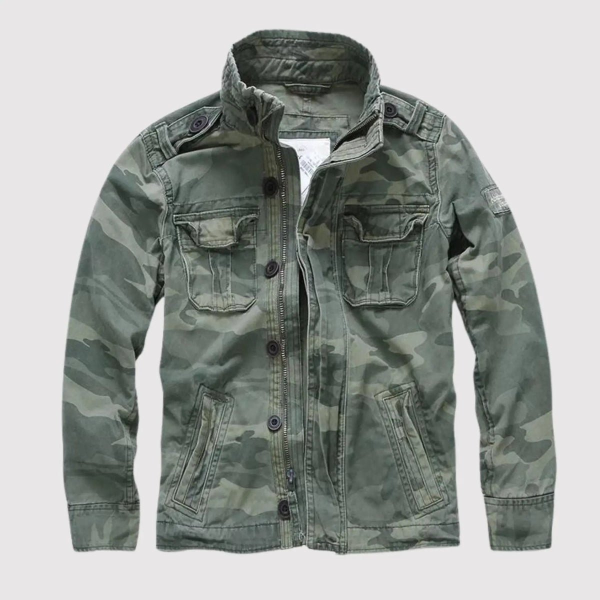 Men's classic long sleeve jacket with pockets