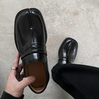 Men's Dress Shoes Split-Toe Patent Leather