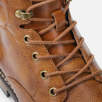 Men's Faux Leather Boots Lightweight Retro-Inspired