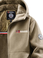 Men's Thermal Hooded Fleece Jacket
