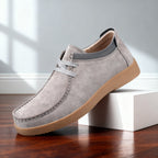 Men's Leather Moc-Toe Work Boots