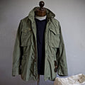Men's Military-Style Field Jacket - Green