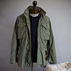 Men's Military-Style Field Jacket - Green