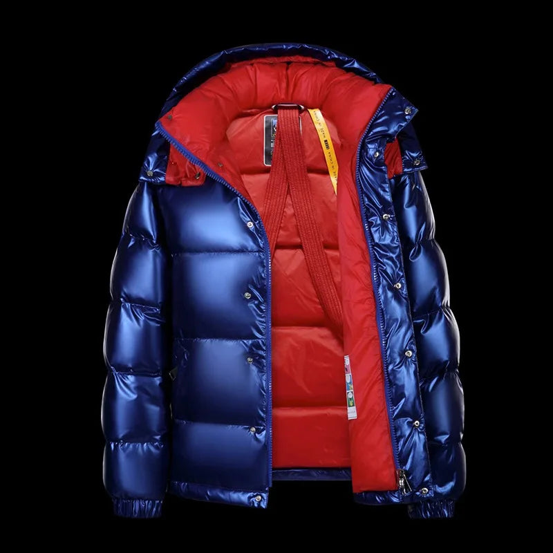 Men's Puffer Jacket with Thick Padding
