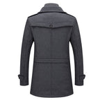 Men's Winter Coat Two-Piece Set with Lined Inner Gilet