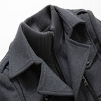 Men's Winter Coat Two-Piece Set with Lined Inner Gilet