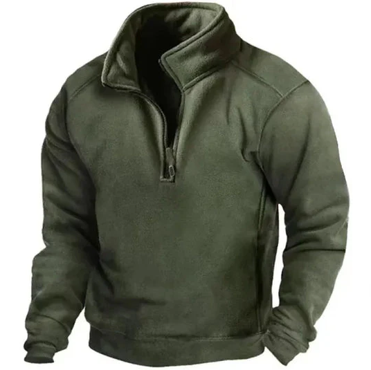 Men's Windproof Warm Winter Jumper - Green