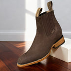 Ranch Boots Western Style with Elastic Side Panels