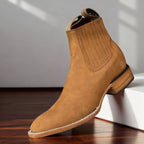 Ranch Boots Western Style with Elastic Side Panels