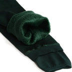Women's fleece-lined high waist leggings - Green