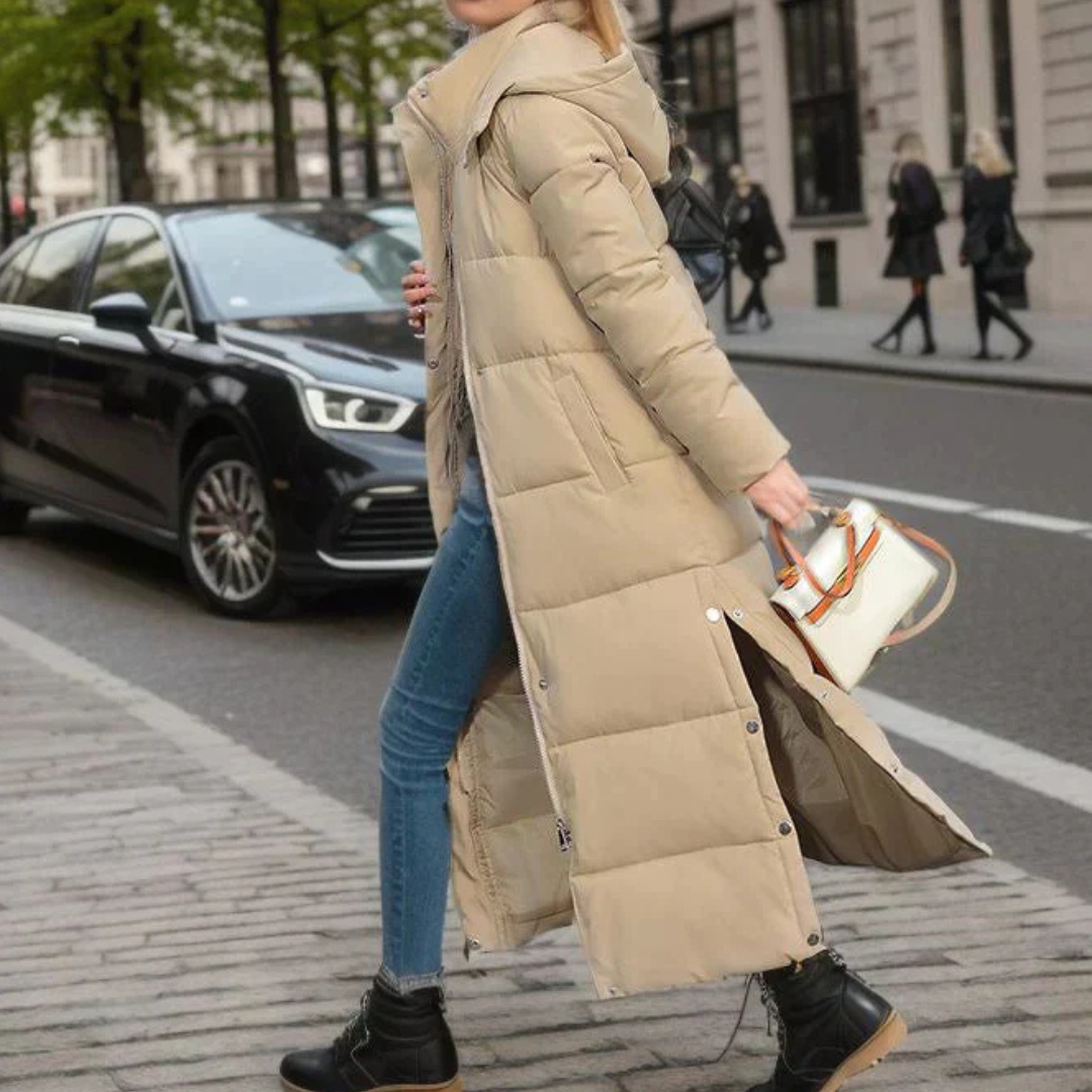 Women's Winter Coat Wool-Polyester Blend Tailored Regular Fit