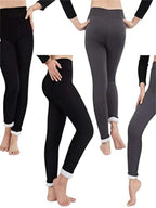 Women's winter trousers with fleece lining and stretch fabric