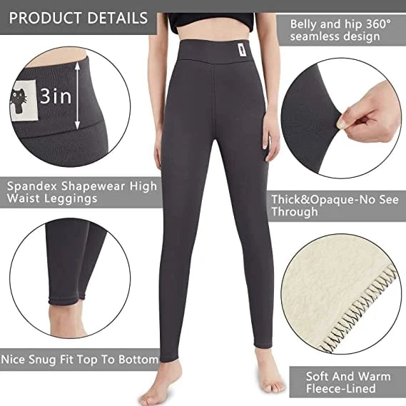 Women's winter trousers with fleece lining and stretch fabric