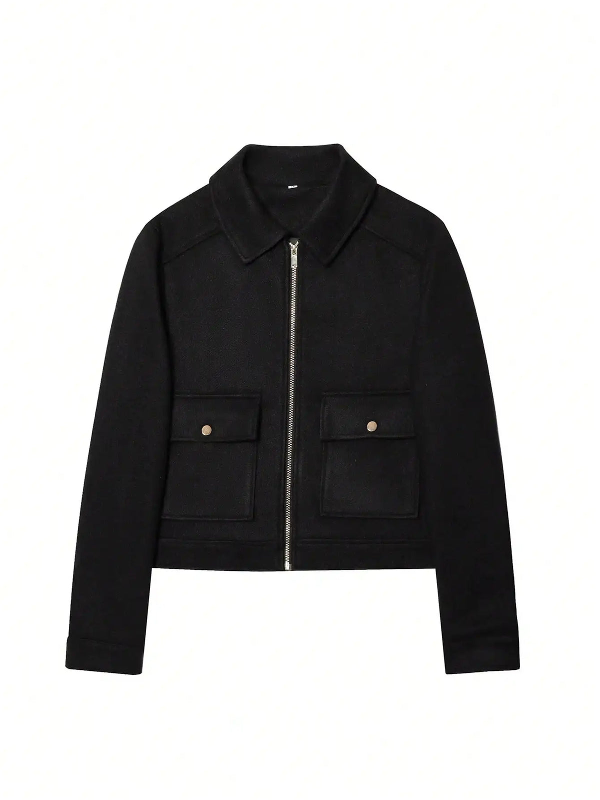 Women's Wool Coat High Collar Retro Fit